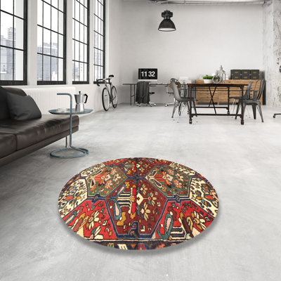 Tapis oriental rouge / vert