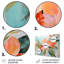 Art moderne moderne rose et vert fleurs tropicales - Collages abstraits en métal-62750417