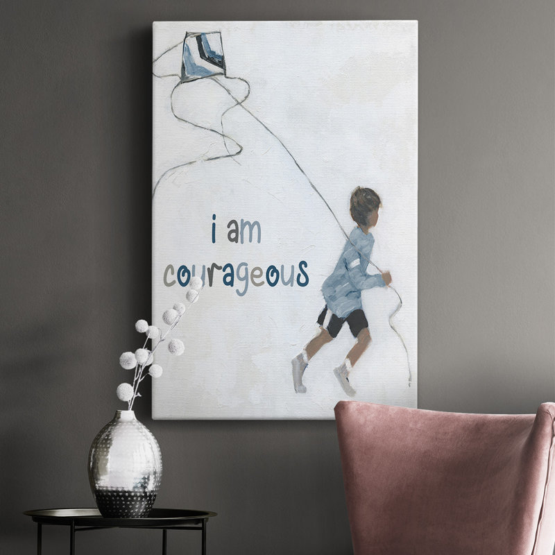 «Boy Flying Kite», reproduction sur toile tendue, H 18 po x l 12 po x P 1 po