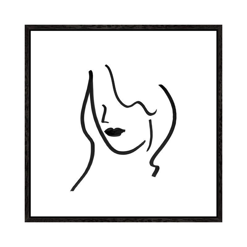 Muser II by Isabelle Z - Print on Canvas, 93.98 cm H x 93.98 cm W, Black Framed