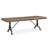 Extendable Metal Base Dining Table