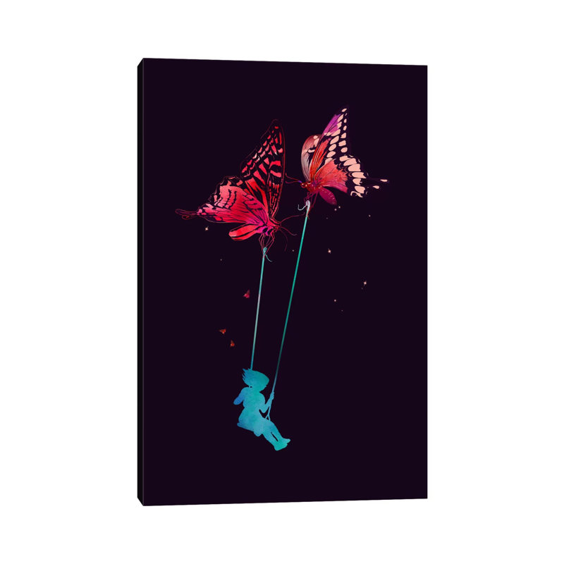 Joy Ride by Nicebleed - Print on Canvas, 45.72cm H x 30.48cm W x 1.91cm D, Wrapped Canvas