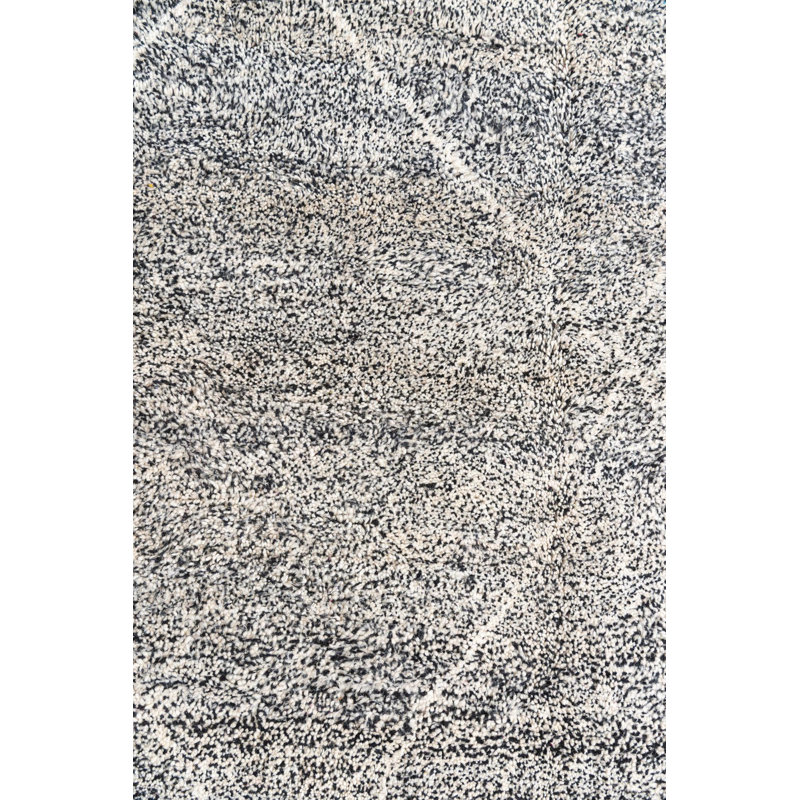 Tapis noir et blanc Odle