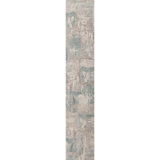 Hand Knotted Area Rug in Blue And Silver