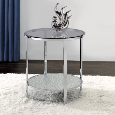 Coblitz Glass Top End Table
