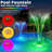 Floating Pool Fountain With Lights,Upgraded Rechargeable Pool Water Fountain With Remote,Whale Swimming Pool Fountain,Floating Fountain Pump For Inground Above Ground Pool-1PC(White)