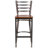Loughran Ladder Back Metal Restaurant Barstools-21223156-94596160-94596161