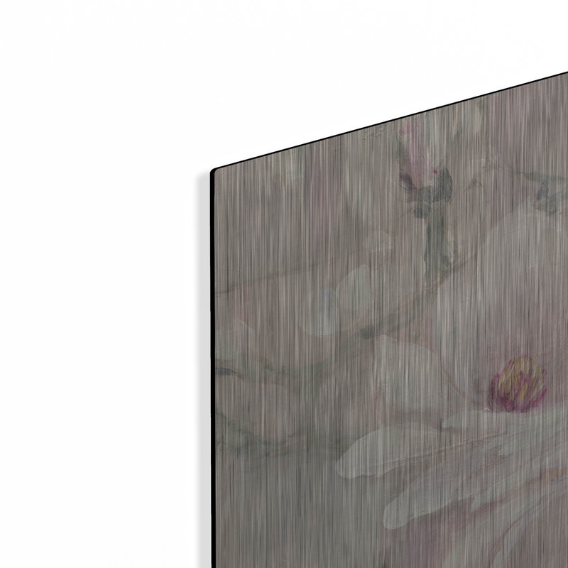 «Blush Magnolias» par Julia Purinton, art mural en métal, 36 po x 36 po
