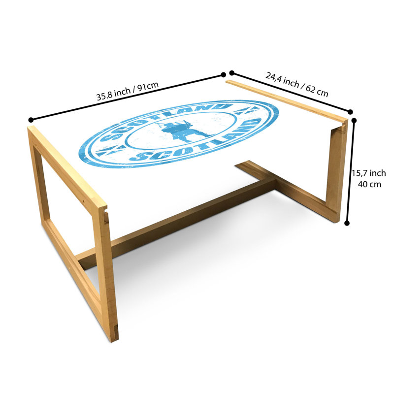 Jadeth Sled Coffee Table, 90cm H x 62cm W x 40cm D