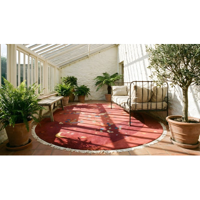 Tapis de style ovale Art déco