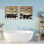 Ensemble de 2 giclées encadrées élégantes pour salle de bain avec lustres, design par Janet Tava-2078538156-2078538145