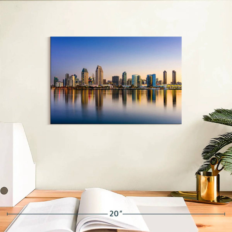Sireci Downtown San Diego, 8" H x 12" W