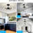 Agle Glass LED Semi Flush Mount