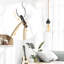 Elderfield 1 - Light Natural Plug in Hemp Rope Simple Pendant Without Lampshade