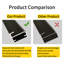 64"x21" Full-Length Vertical LED Mirror - Illuminated Floor Mirror with Bracket, Dimmable, Aluminum Alloy Thin Frame, Black