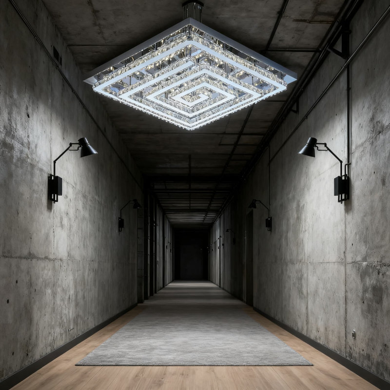 30 Inch Large Crystal LED Flush Mount Ceiling Light With Remote Control, 3-Color Temperature Adjustable & Dimmable Chandelier For Living Room Kitchen Dining Hallway