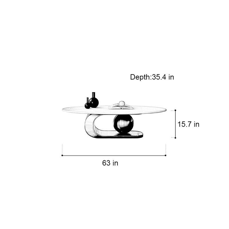 Morison, 15.7" H x 63" L x 35.4" W
