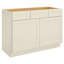 Armoire de base pour évier Homeibro, portes à fermeture douce, pour la salle de lavage, la salle de douche, la buanderie-87690898-87690897