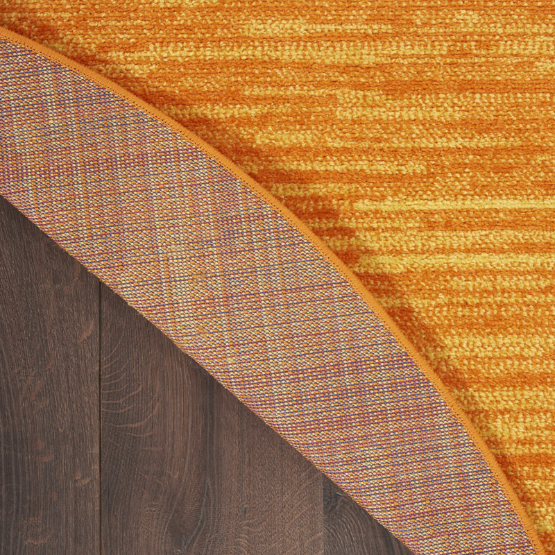 Tapis intérieur / extérieur Nourison Essentials Suburst, Rond 8 pi