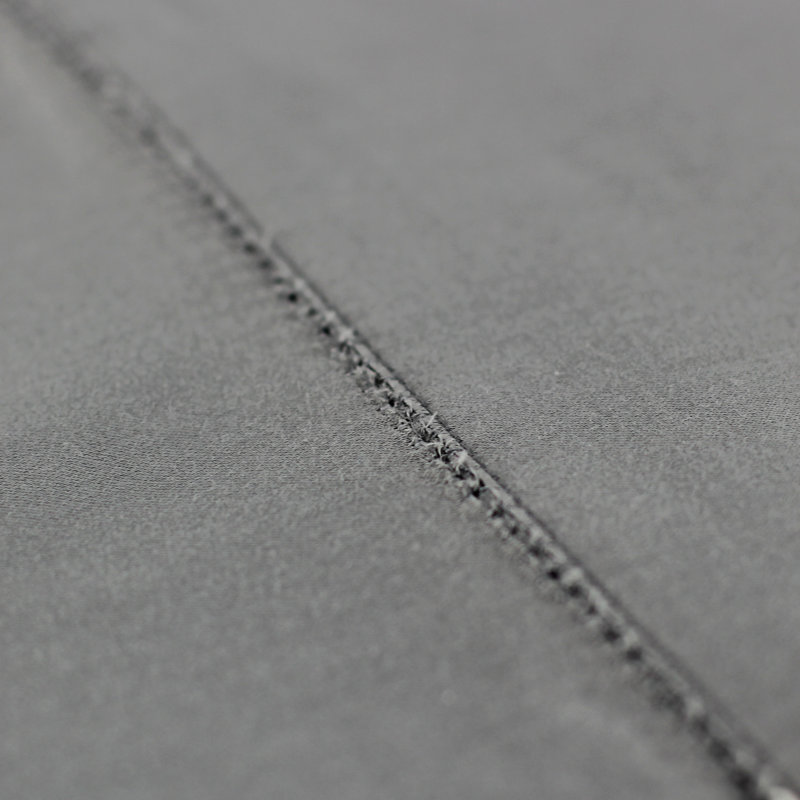 Barbe Sheet Set, Cal.King Sheet Set+Fitted Sheet+2Pillowcases, Charcoal Gray