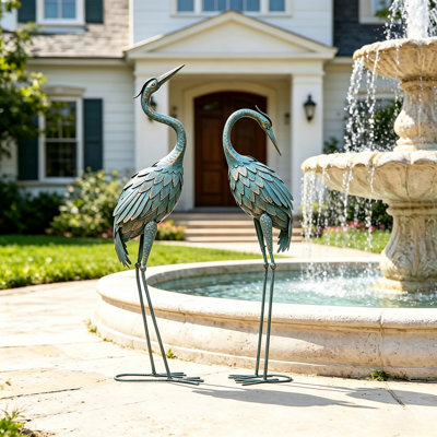 Haraway Waterproof Metal Garden Statue