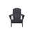 Folding Adirondack Chair With Side Table, 3-Piece Adirondack Chair Set(Includes 2 Chairs And 1 Table)-2078793555