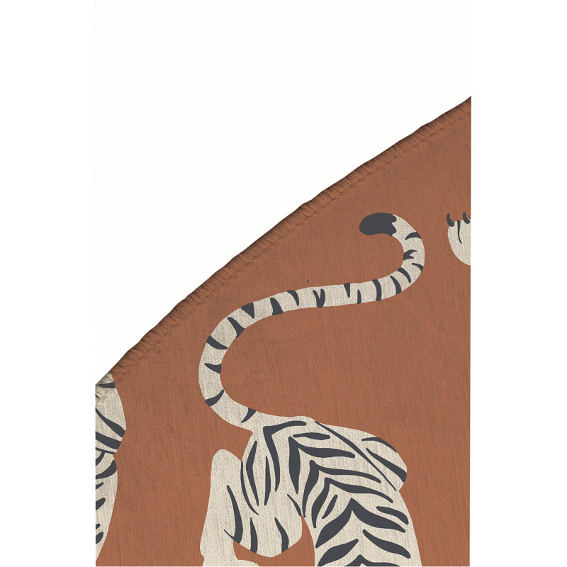Tapis Hey Tiger, Rond 5 pi