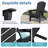 Outdoor HDPE Folding Adirondack Chair-1965919361