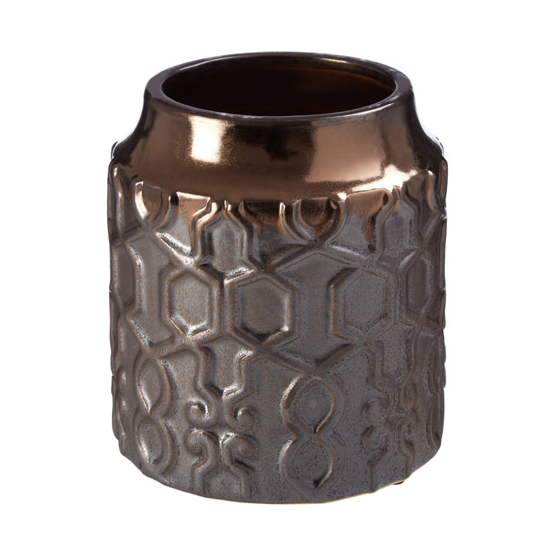 Lawler Ceramic Cachepot, 17cm H x 15cm W x 15cm D