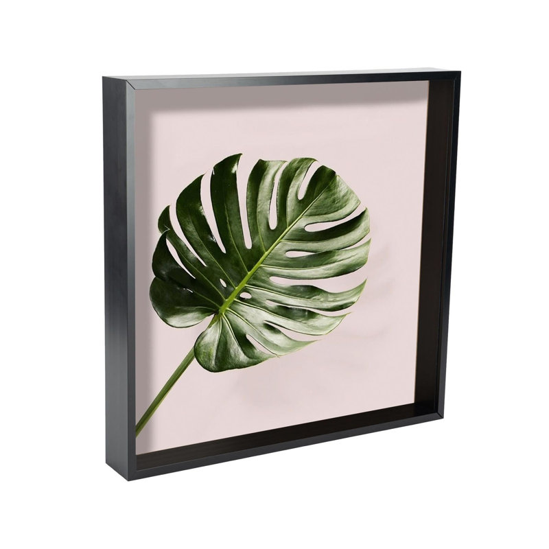 Nicola Spring - 3D Deep Box Photo Frame, 42cm H x 42cm W x 6cm D, Black