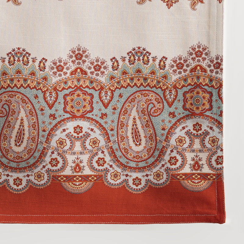 Maison d'Hermine Cachemire 100% Cotton Table Runner - Double Layer - 14.5" x 72", 72" x 14.5"