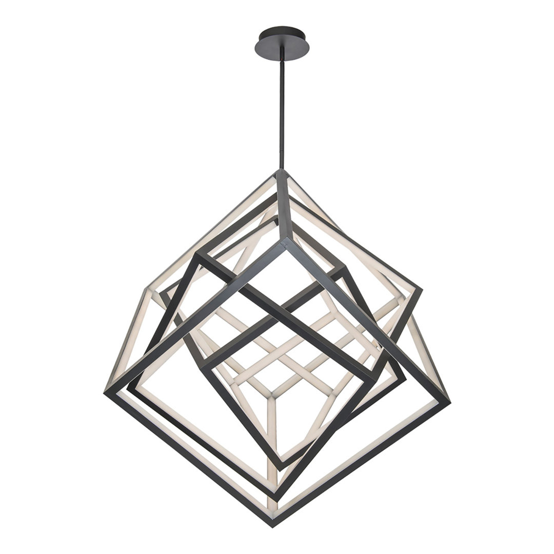 Nicolini Dimmable LED Square / Rectangle Chandelier Orren Ellis 