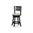 Beige Seat/Brown Frame
