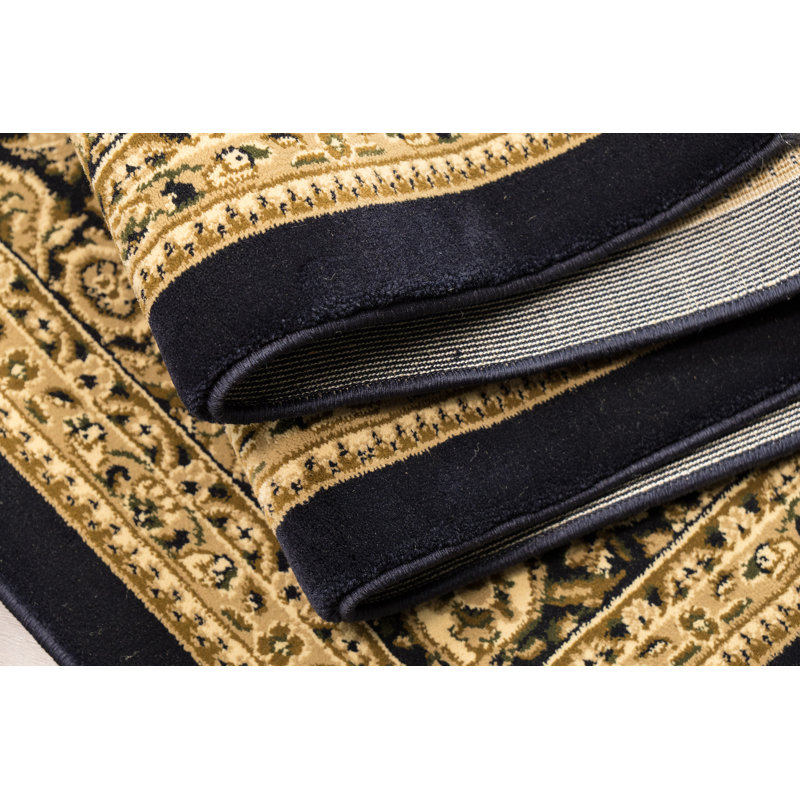 Tissage à la machine oriental Ivoire Tapis décoratif, Rectangle 2 pi x 3 pi 6 po