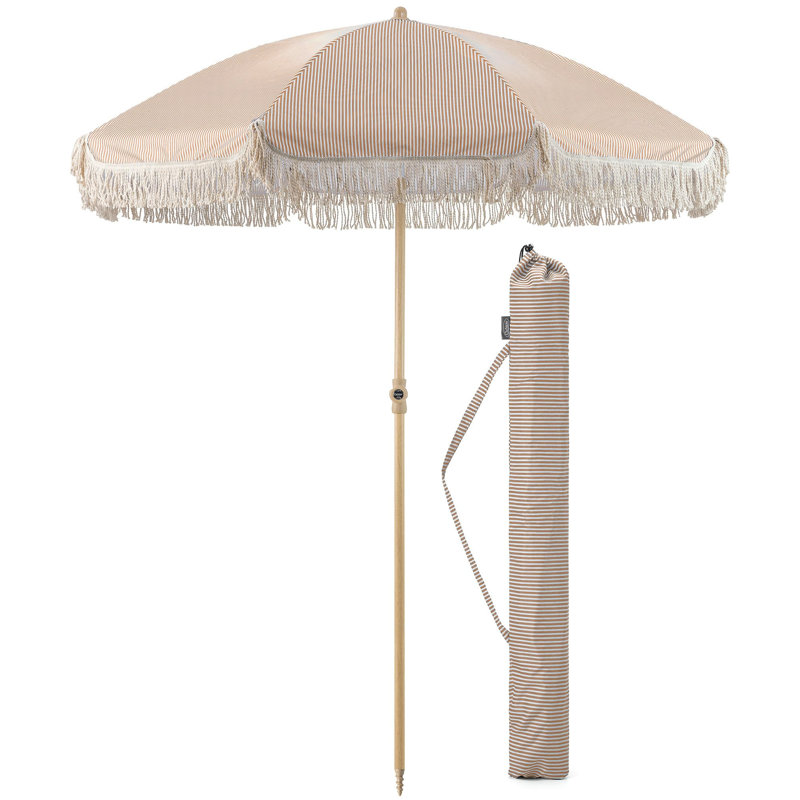 180cm Beach Parasol, Green