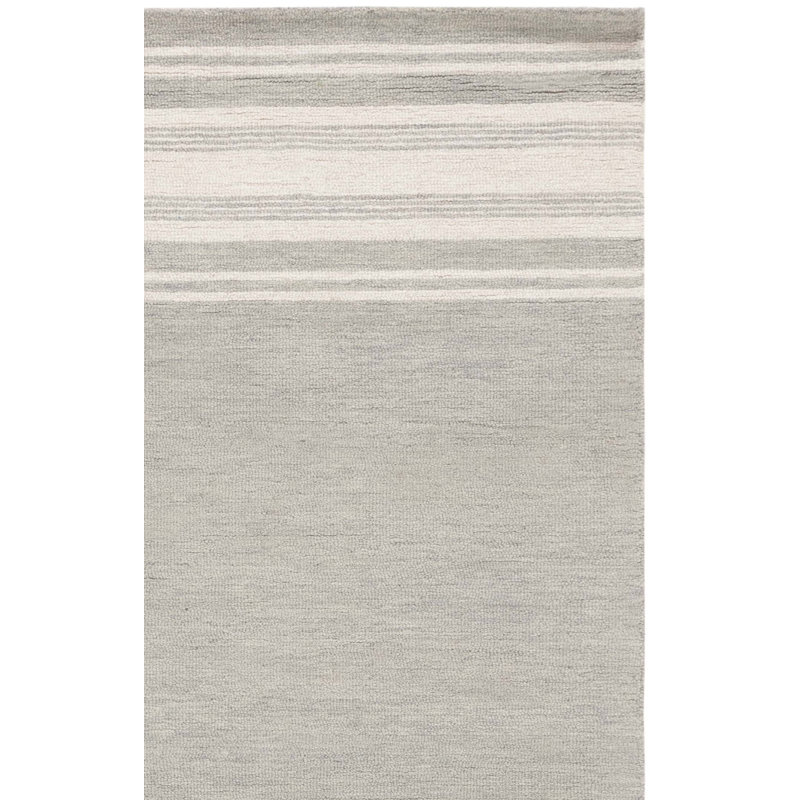 Tapis ivoire en laine touffeté à la main Cecilia, Carré 6 pi