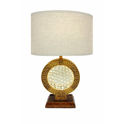 Ecke Crystal USB Table Lamp