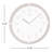 QHA007JLH Wall Clock, Black Matte-66222205
