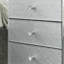 Petite armoire latérale en miroir moderne et minimaliste