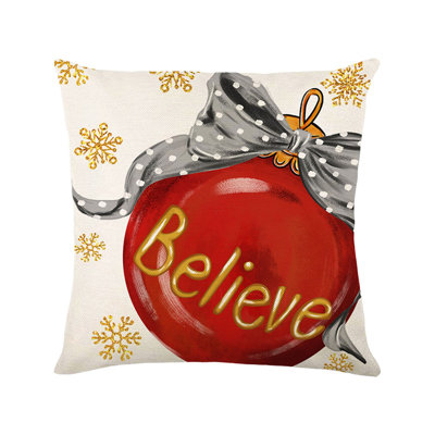 Christmas Decorations Christmas Pillow Cover Holiday Decoration Sofa Decoration Linen Pillow Home Sofa Holiday Decoration Pillow Cover