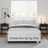 Jessine 8 Inch Metal Box Spring, Fabric - Covered, Easy Assembly Mattress Foundation-1990355506