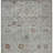 3' X 5' Gray And Copper Floral Washable Indoor Outdoor Area Rug