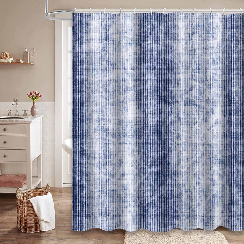 Rideau de douche Indigo, L 72 po x l 72 po