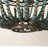 3-Lights Wood Beaded Chandelier, Rustic Vintage Farmhouse Pendant Light,Boho Light Fixtures Bohemia Blue Beach Ceiling Light for Living Room, Bedroom, Kitchen Island