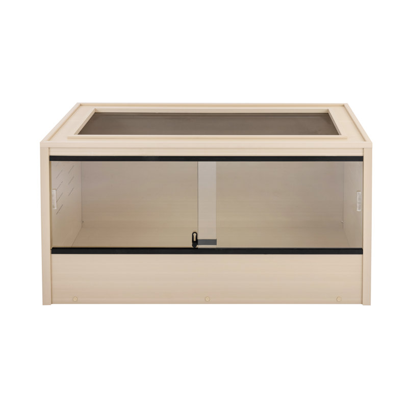 Grand terrarium Deneishia, 95 gallons - H 22,8 po x l 48 po x P 24 po, Beige