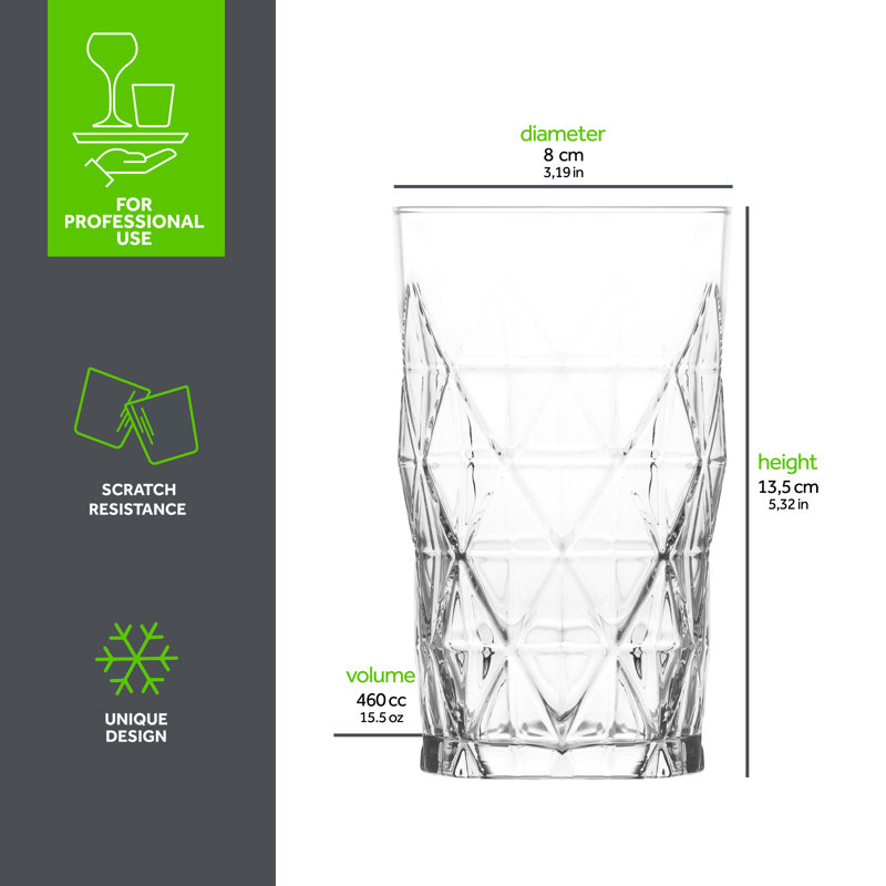 Osaka Long Drink Glass, 0.48fl oz