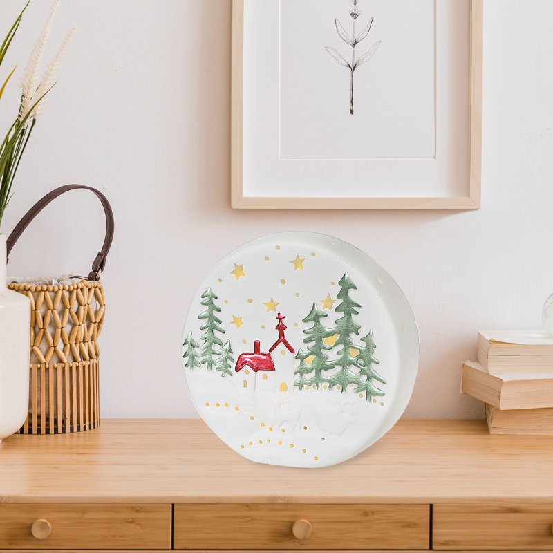 Décoration de Noël Ihcasadecor, H 8 po x l 7 po x P 4 po