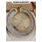 Light luxury metal crystal glass round wall clock