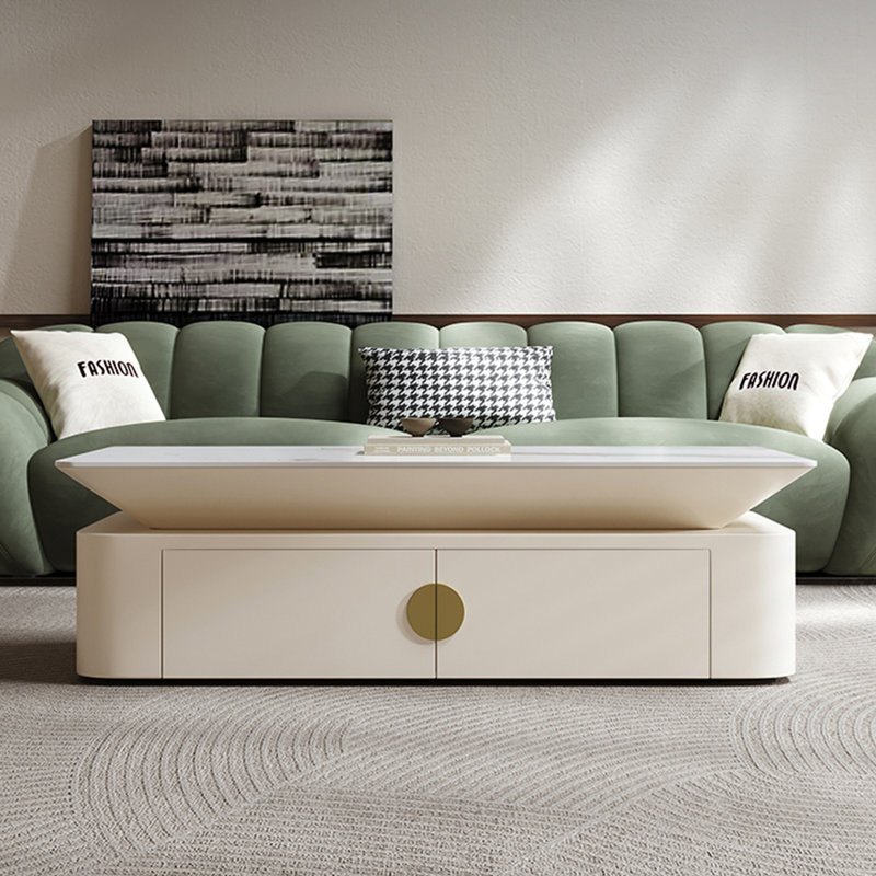 Cream-style creative SLATE end table