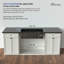 30" L x 22" W Drop-In Kitchen Sink with Accessories